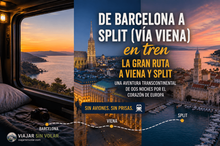 Portada: ruta en tren de Barcelona a Split vía Viena, cruzando Europa sin volar