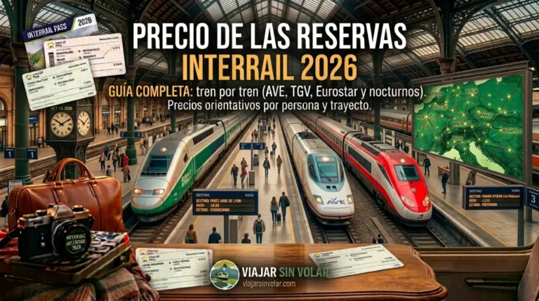 Precio de las reservas Interrail 2026: trenes AVE, TGV y Frecciarossa en una estación europea