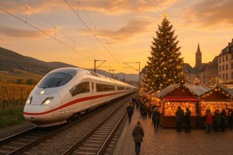 Viajar en tren de Barcelona a Estrasburgo en un solo día 🚆